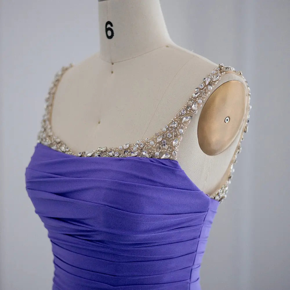 For Sale Luxury Purple High Slit Long Cocktail Party Dress SH022 For Sale Luxury Purple High Slit Long Cocktail Party Dress SH022